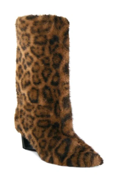 Ash Vanya Faux Fur Boot In Brown