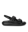 Ash Vinci Black Platform Sandal In Black
