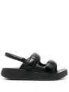 Ash Vinci Black Platform Sandal In Black  