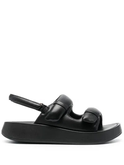 Ash Vinci Black Platform Sandal