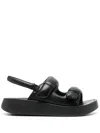 Ash Vinci Black Platform Sandal In Black