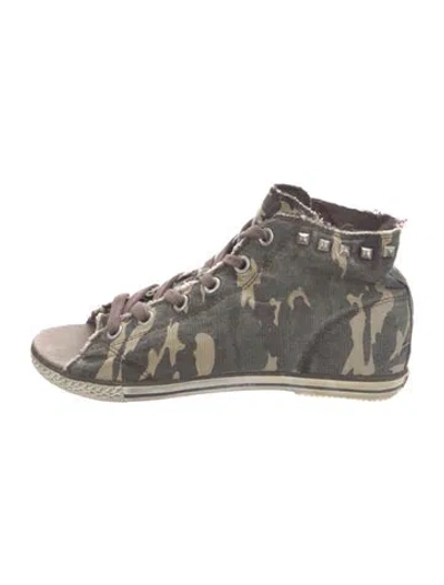 Pre-owned Ash Vintage Canvas Sneakers In Grey