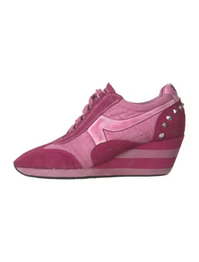 Pre-owned Ash Wedge Sneakers In Pink