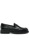 Ash Whisper Studs Black Loafer In Black