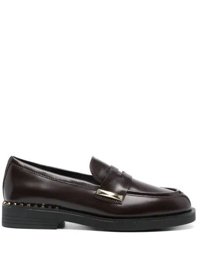 Ash Whisper Loafers In Brown