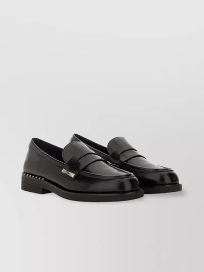 Ash "whisper" Studded Round Toe Loafers
