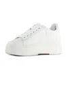 Ash Move S Leather Platform Sneaker In White