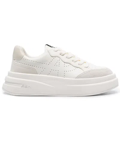 ASH WHITE CALF LEATHER SNEAKERS