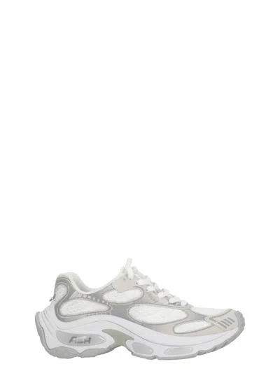 Ash White Dragon Suede Inserts Sneakers