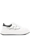Ash Icone Logo-detail Platform Sneakers In White