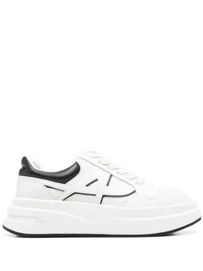 Ash White Leather Sneakers With Sole