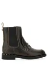 Ash Chic Boot Wings With Studs In Brown