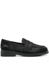 Ash Loafers With Studs Detail And Textured Finish