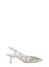 Ash 50mm Leather Pumps In Beige