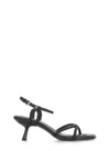 Ash Jessbis Ankle Strap Sandals In Black