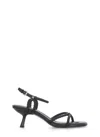 Ash Jessbis Ankle Strap Sandals In Black
