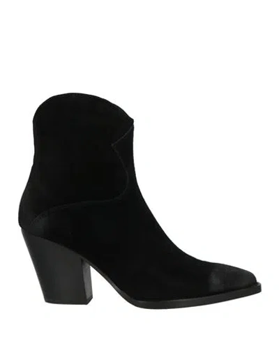 Ash Woman Ankle Boots Black Size 11 Leather