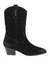 Ash Woman Ankle Boots Black Size 6 Leather