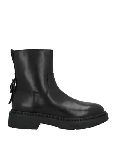 Ash Woman Ankle Boots Black Size 7 Leather