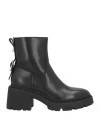 Ash Woman Ankle Boots Black Size 7 Leather
