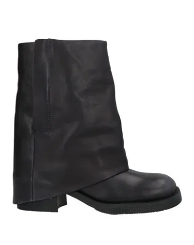 Ash Woman Ankle Boots Black Size 7 Leather