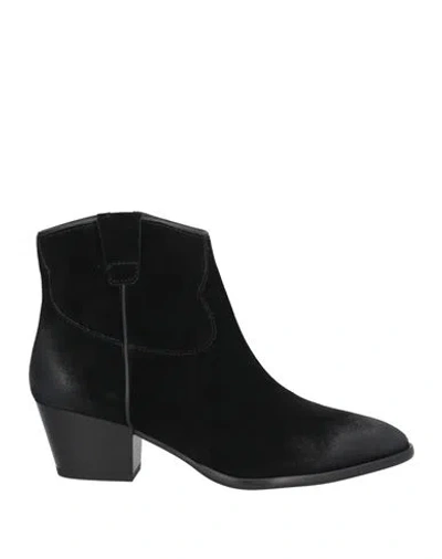 Ash Woman Ankle Boots Black Size 8 Leather