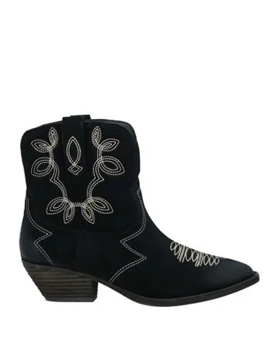 Ash Woman Ankle Boots Black Size 11 Soft Leather