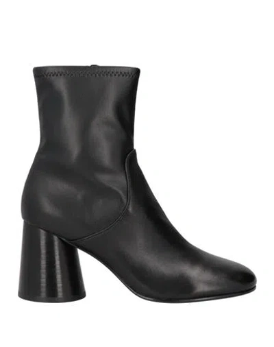 Ash Woman Ankle Boots Black Size 8 Leather