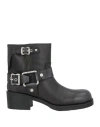 Ash Woman Ankle Boots Black Size 9 Leather