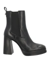 Ash Woman Ankle Boots Black Size 9 Leather
