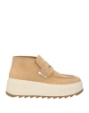 Ash Woman Ankle Boots Camel Size 8 Leather