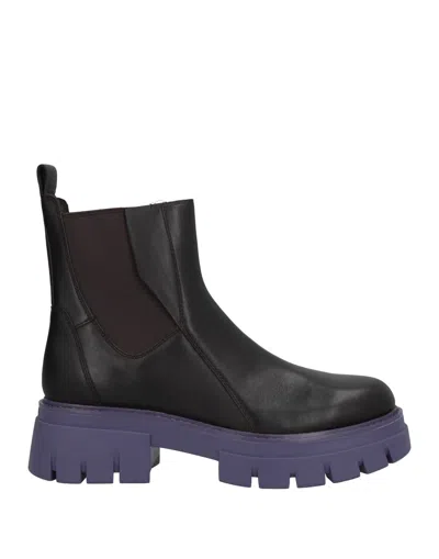 Ash Ankle Boots In Dark Brown