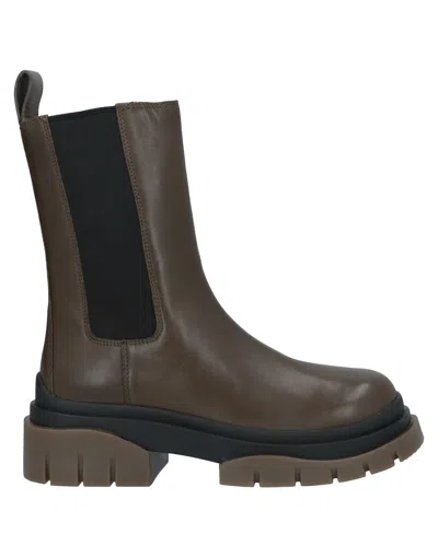 Ash Ankle Boots In Beige