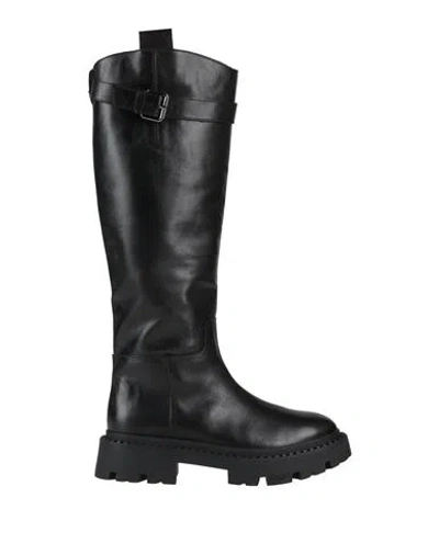 Ash Woman Boot Black Size 7 Leather