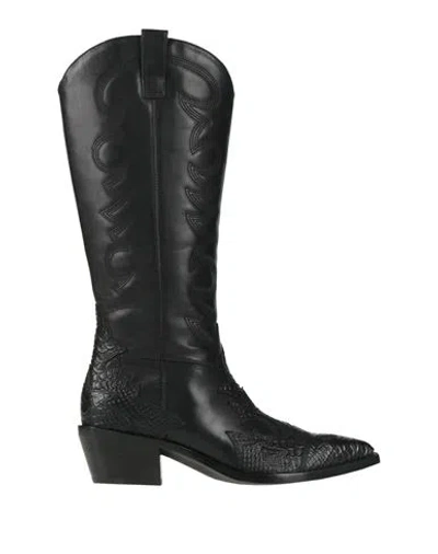 Ash Woman Boot Black Size 8 Leather