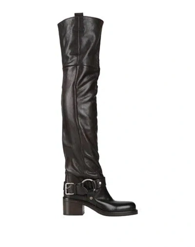 Ash Woman Boot Dark Brown Size 6 Calfskin