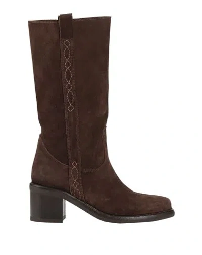 Ash Woman Boot Dark Brown Size 9 Leather
