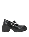 Ash Woman Loafers Black Size 11 Calfskin