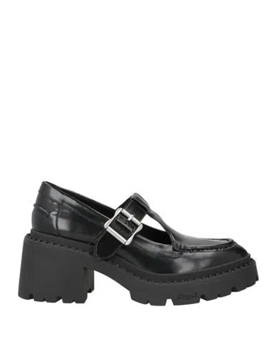 Ash Woman Loafers Black Size 11 Calfskin