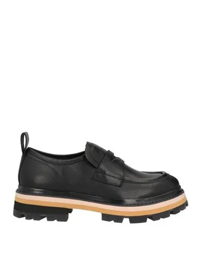 Ash Woman Loafers Black Size 5 Soft Leather