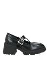 Ash Woman Loafers Black Size 8 Calfskin
