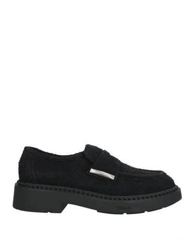 Ash Woman Loafers Black Size 8 Leather
