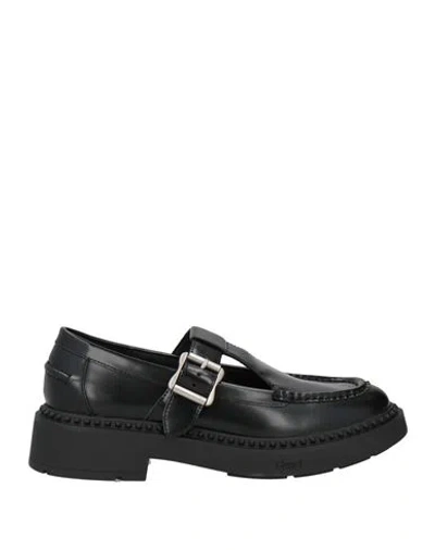 Ash Woman Loafers Black Size 9 Calfskin