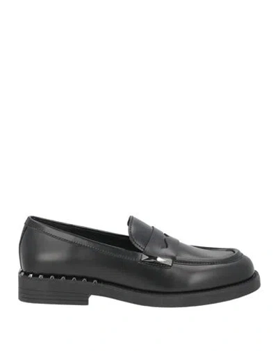 Ash Woman Loafers Black Size 9 Leather