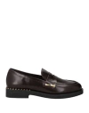 Ash Woman Loafers Burgundy Size 8 Leather