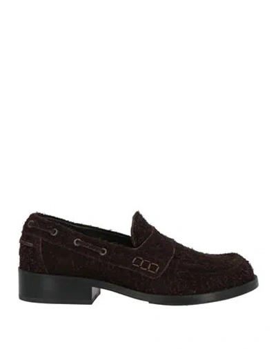 Ash Woman Loafers Dark Brown Size 8 Leather