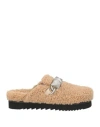 Ash Woman Mules & Clogs Beige Size 8 Textile Fibers In Neutral