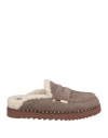Ash Woman Mules & Clogs Grey Size 7 Leather