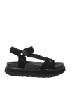 Ash Woman Sandals Black Size 5 Textile Fibers In Black