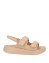 Ash Woman Sandals Blush Size 5 Soft Leather In Pink